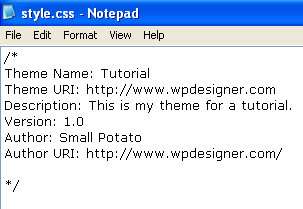 WordPress 主题教程：Style.css 和 CSS 介绍 第1张