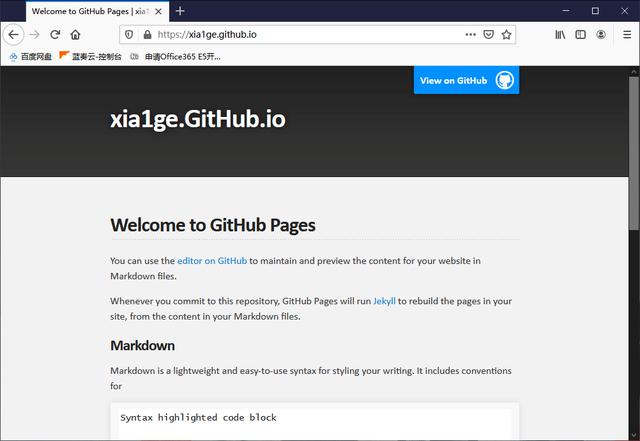 利用微软的「GitHub」免费搭建个人博客网站 第6张